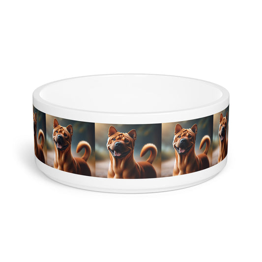 Ceramic Pet Bowl – 16 oz Dog Feeding Bowl