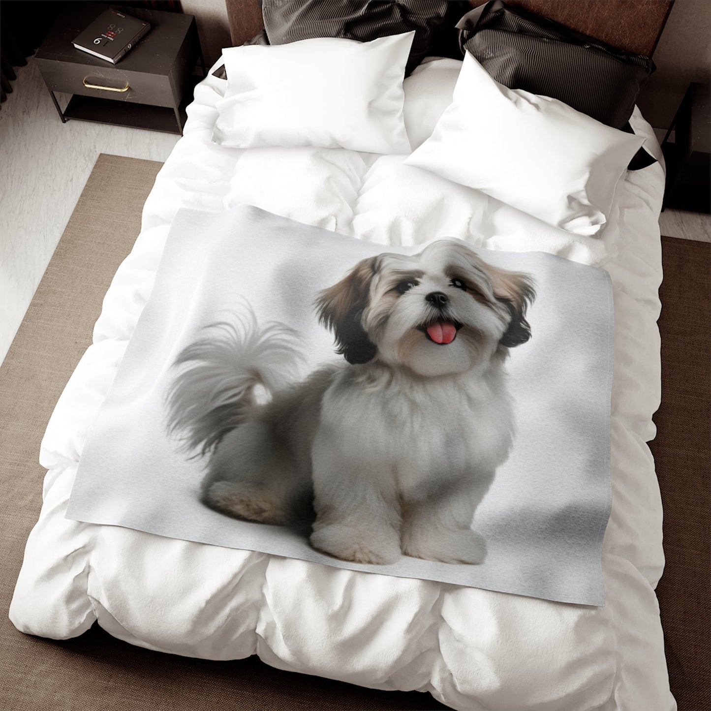 Sweatshirt-Decke – Plüsch-Fleece-Überwurf, 2 Größenoptionen