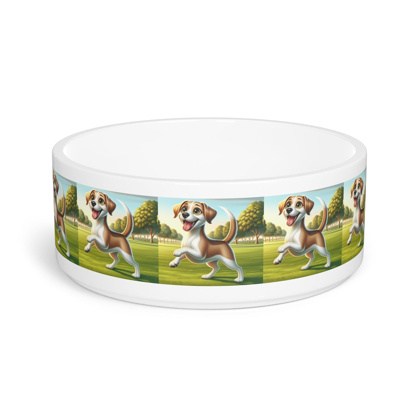 Ceramic Pet Bowl – 16 oz Dog Feeding Bowl