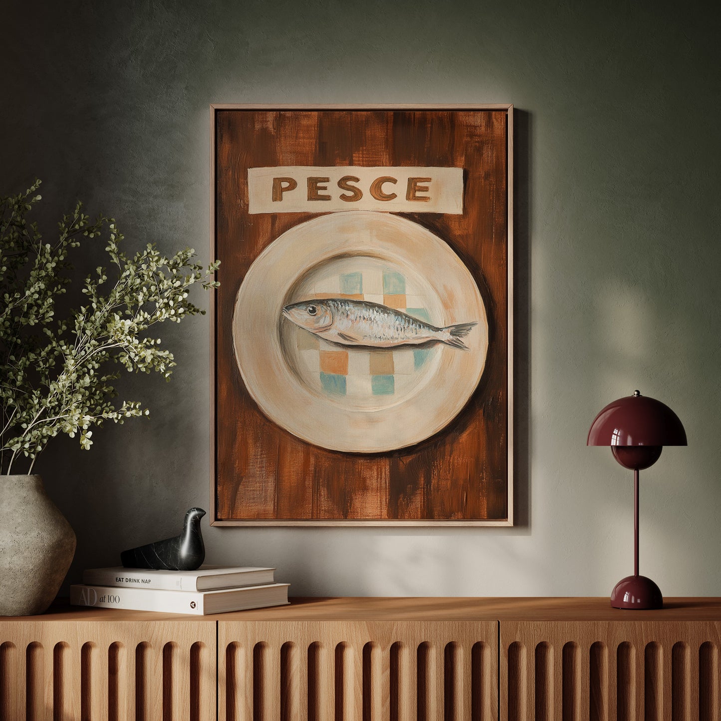 Pesce on a Checkered Plate