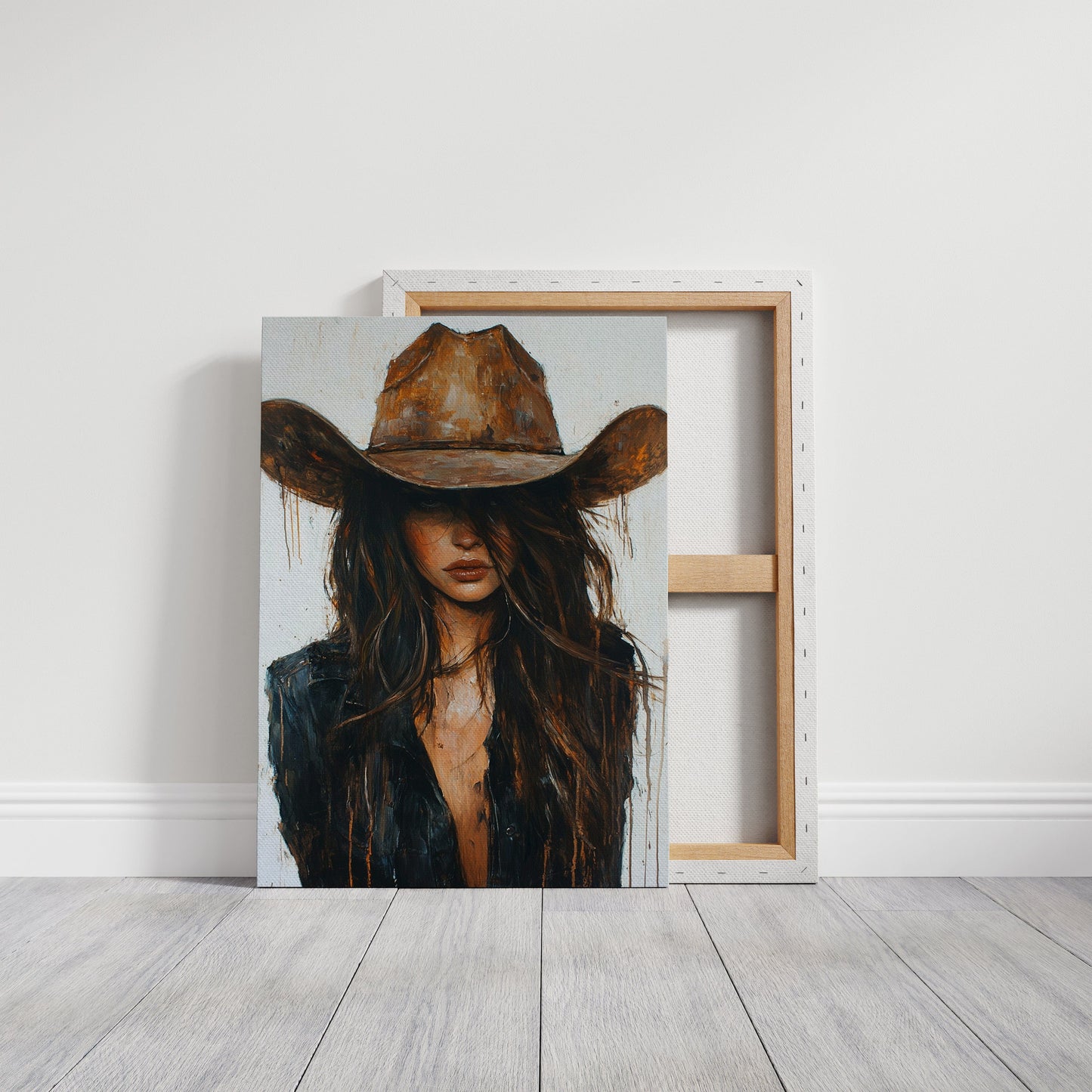 Whiskey Dust – Kühner Western-Cowgirl-Druck