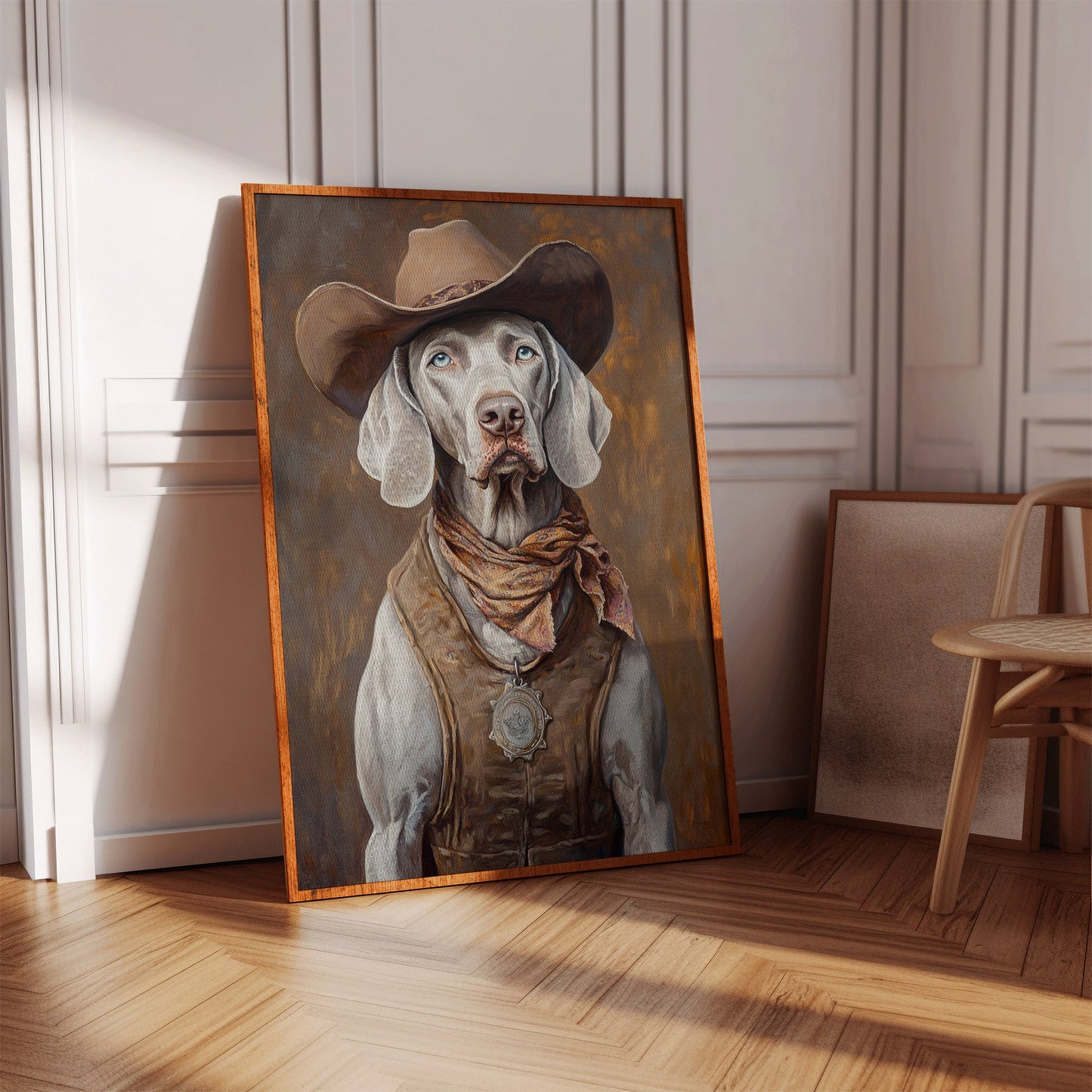 Weimaraner shérif adjoint du désert