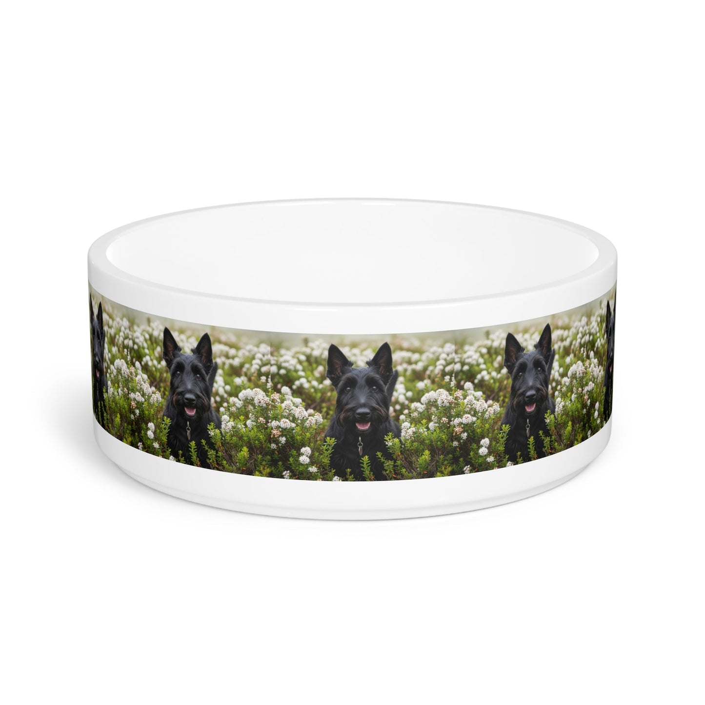 Ceramic Pet Bowl – 16 oz Dog Feeding Bowl