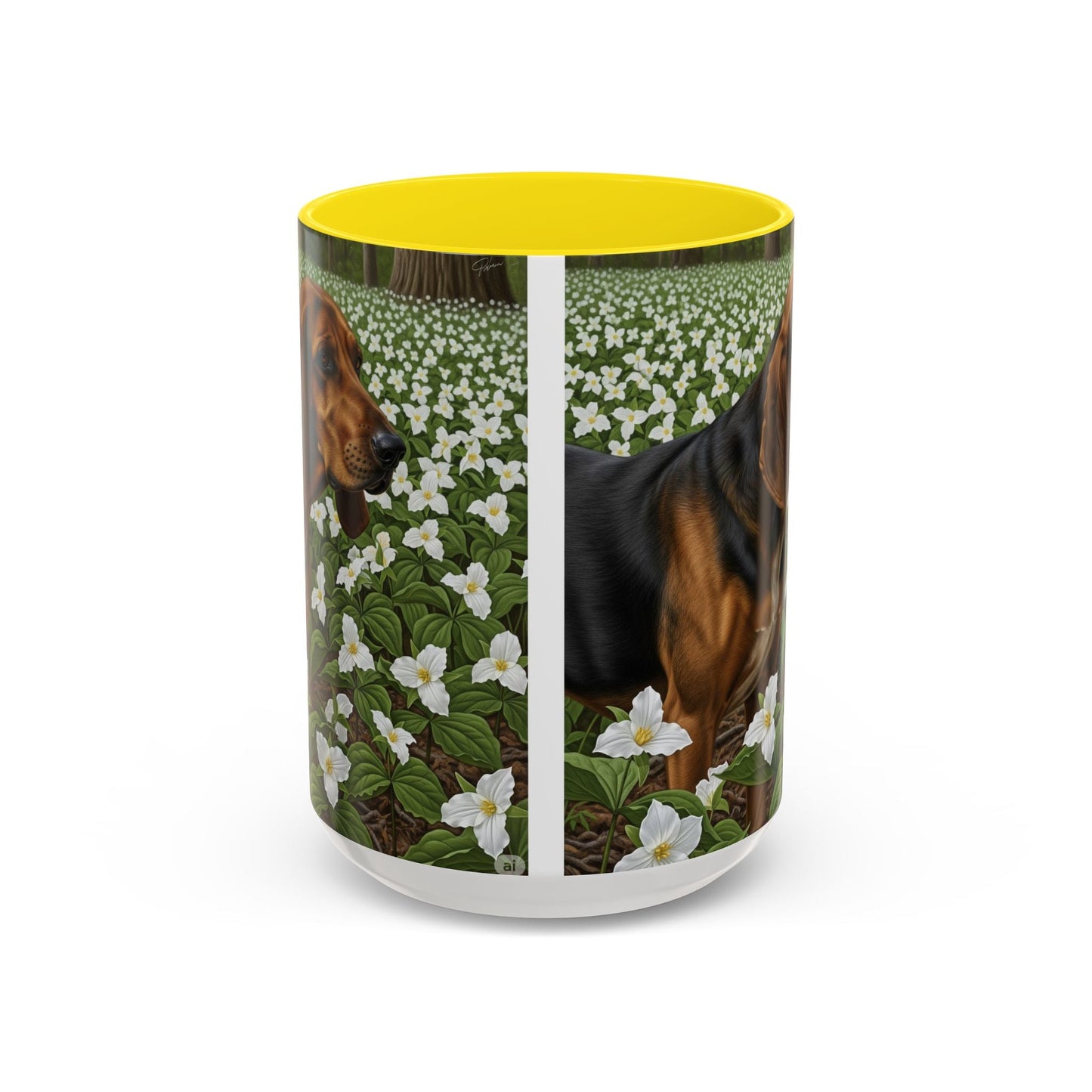 Keramiktasse mit Hunderassen-Motiv – 11 oz & 15 oz