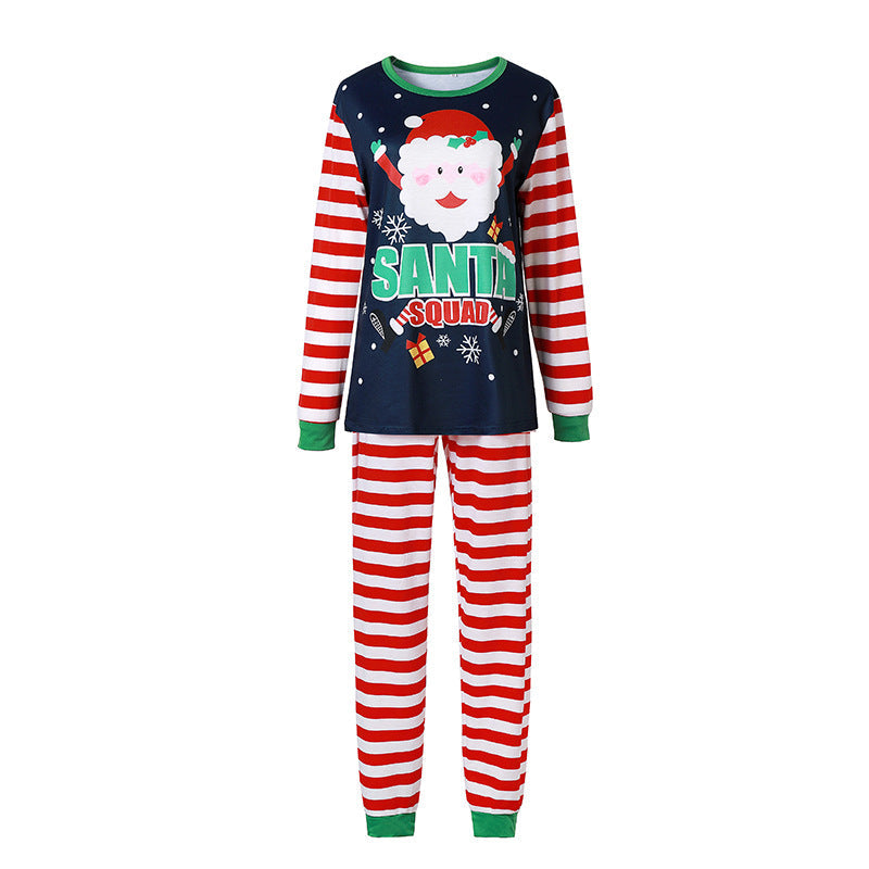 Santa Printed Parent-child Homewear
