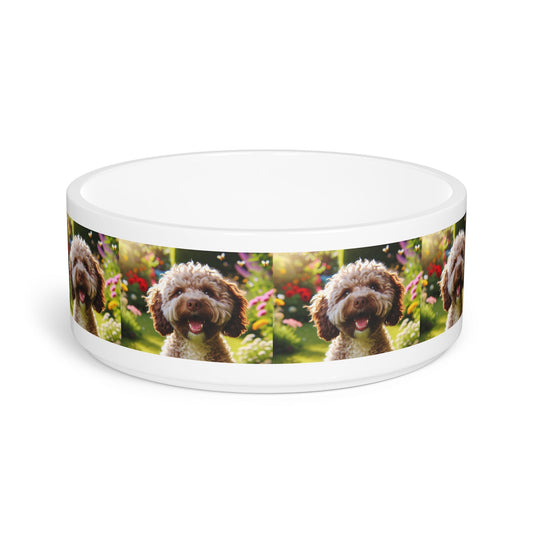 Ceramic Pet Bowl – 16 oz Dog Feeding Bowl