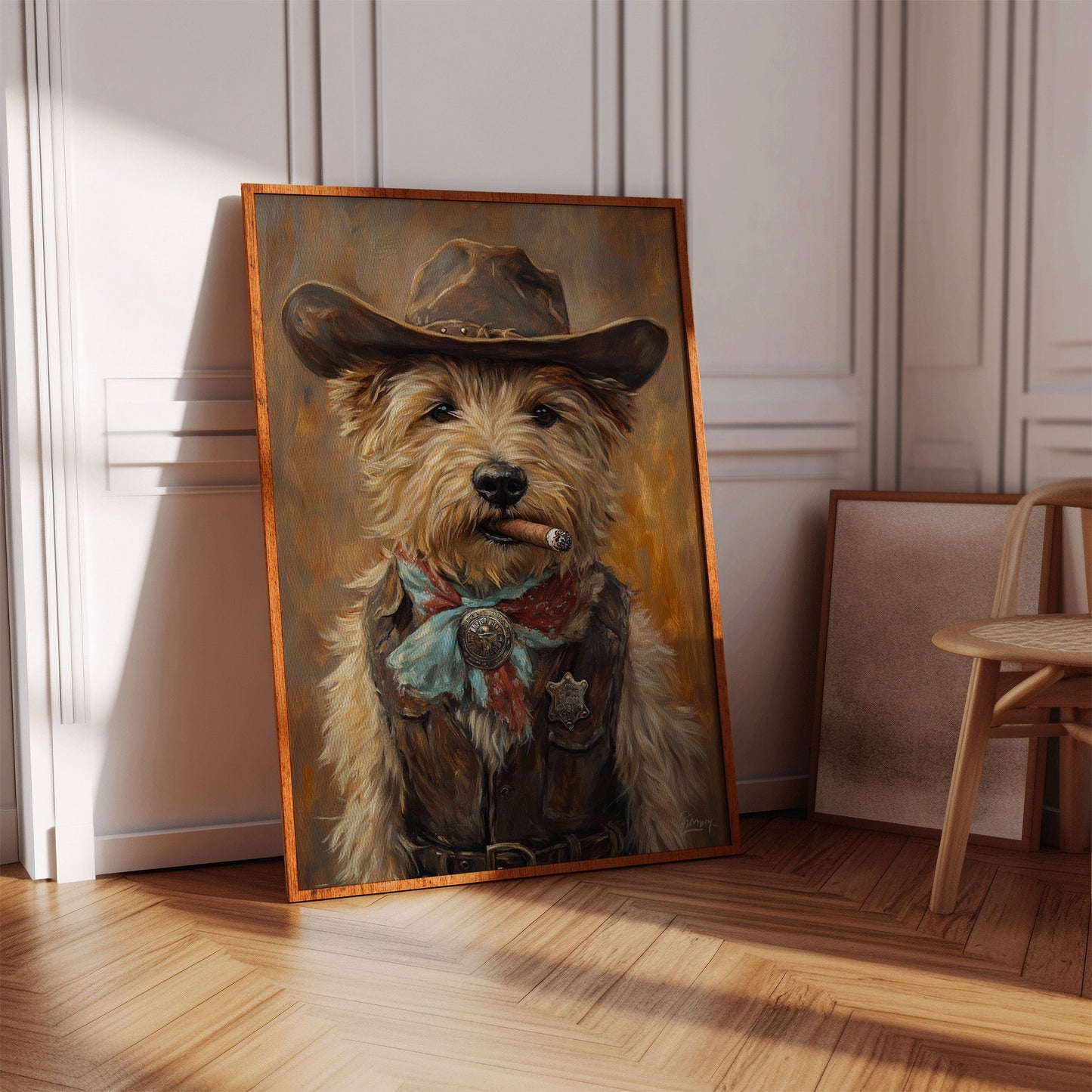 Wheaten Terrier Wild-West-Deputy