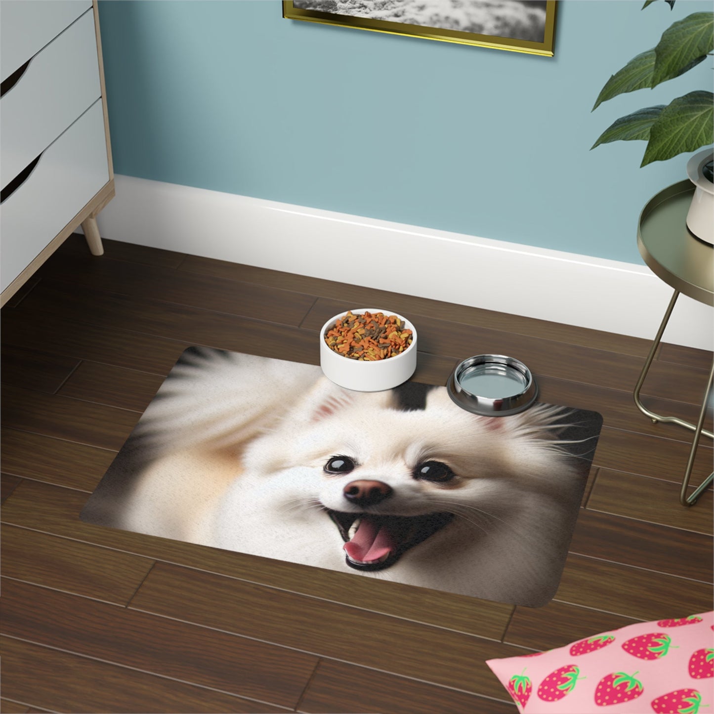 Tapis antidérapant pour animaux de compagnie – Tapis d'alimentation étanche pour chiens