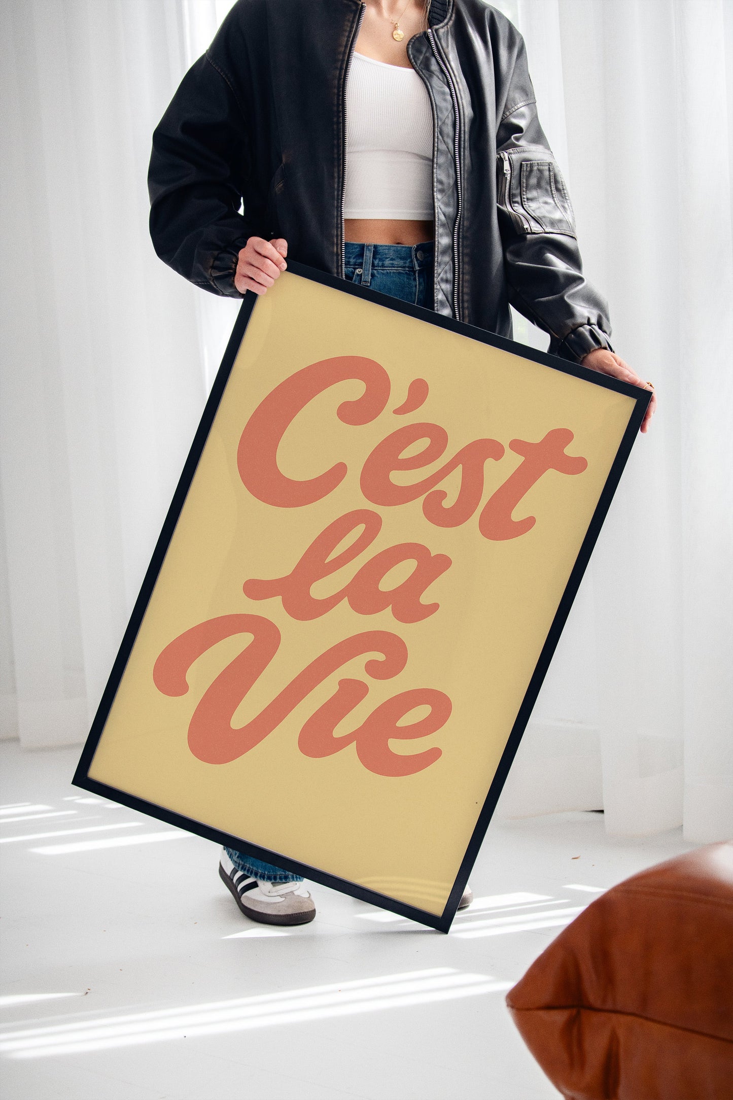 C’est La Vie Décor Mural Rétro
