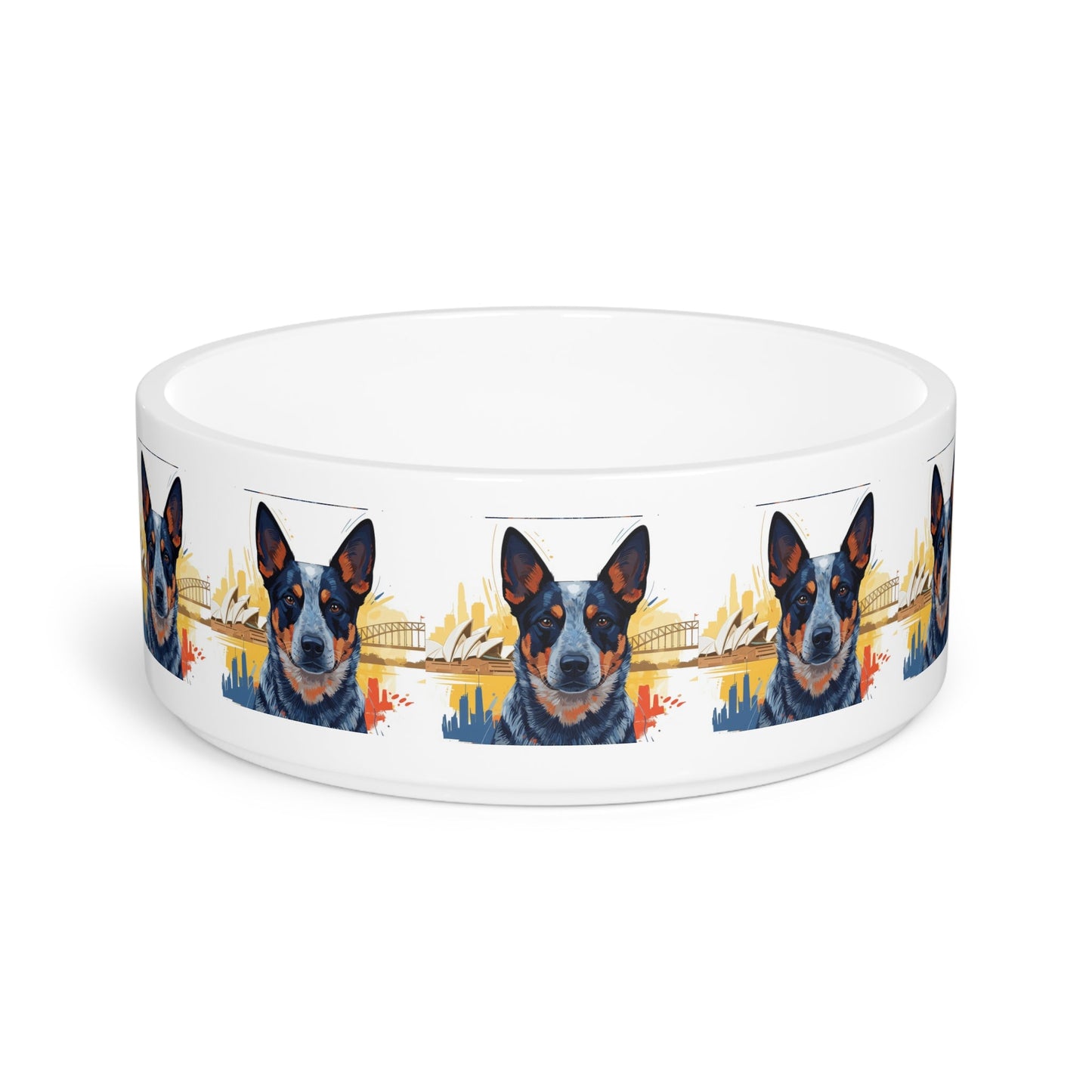 Ceramic Pet Bowl – 16 oz Dog Feeding Bowl