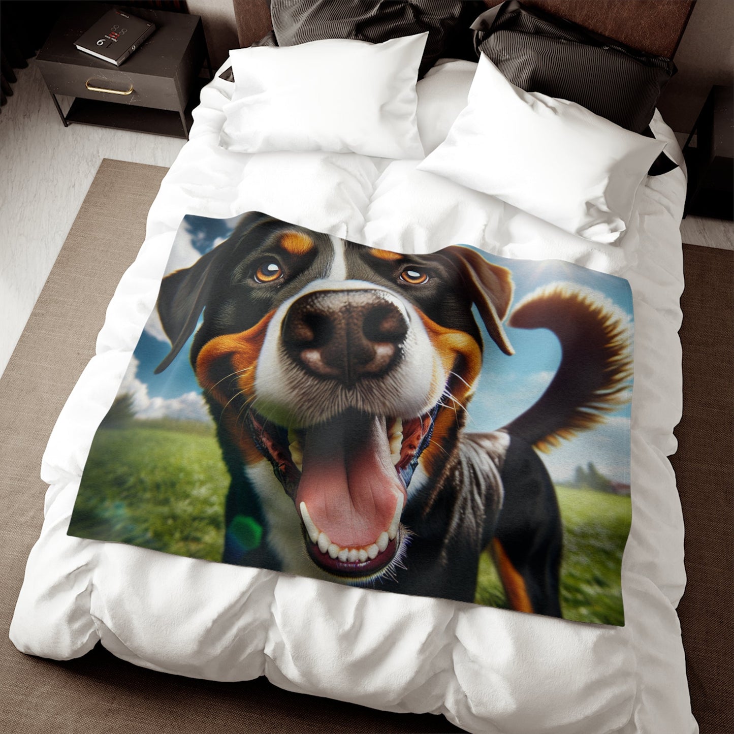 Sweatshirt Blanket – Plush Fleece Throw, 2 Size Options