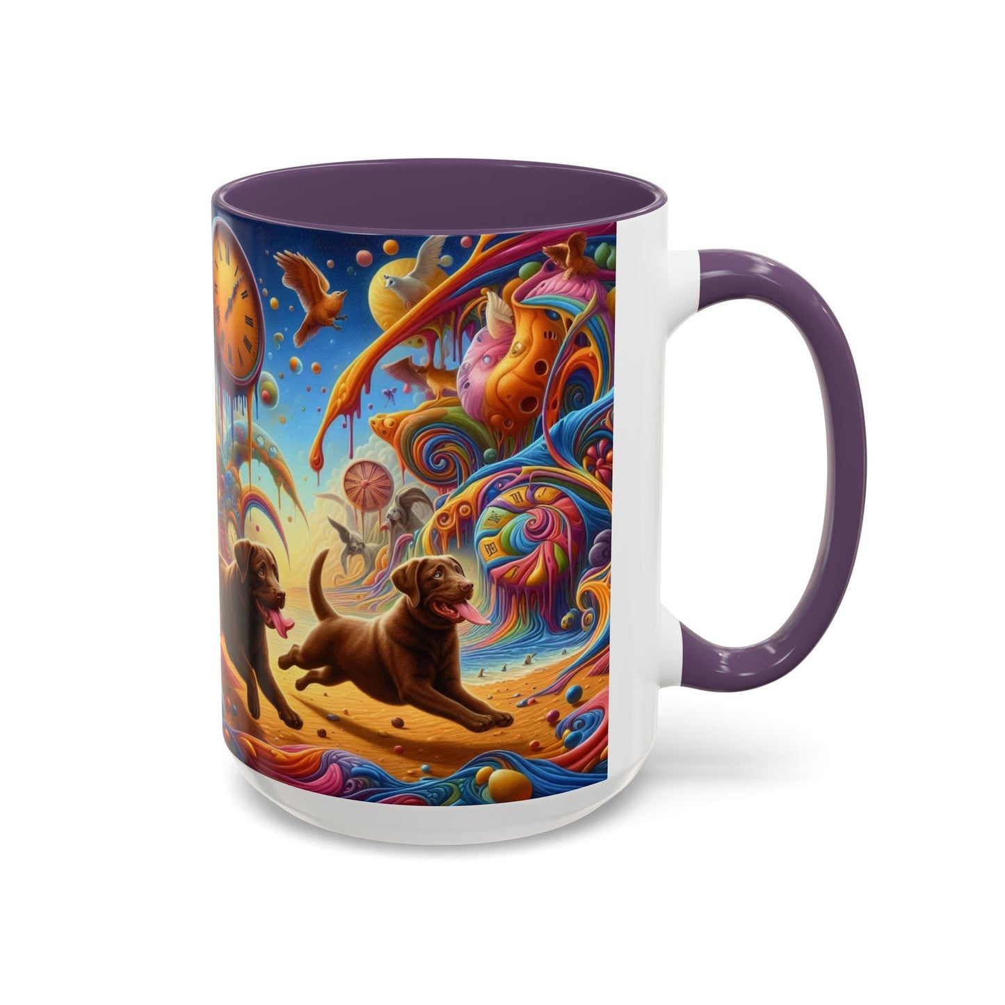 Keramiktasse mit Hunderassen-Motiv – 11 oz & 15 oz