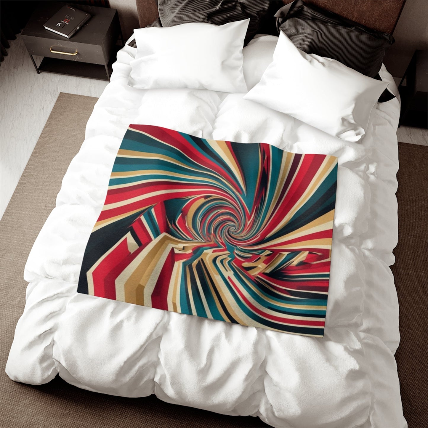 Sweatshirt Blanket – Plush Fleece Throw, 2 Size Options