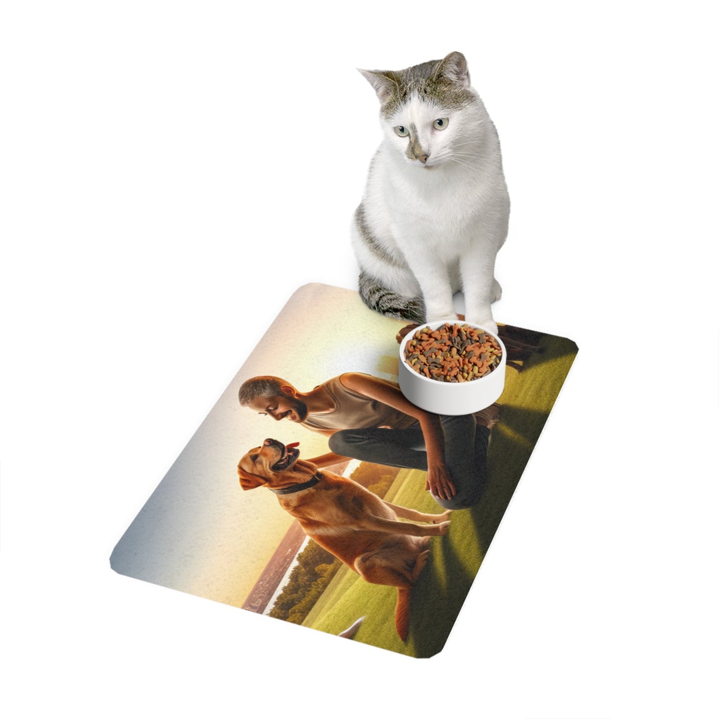 Non-Slip Pet Food Mat – Waterproof Feeding Mat for Dogs