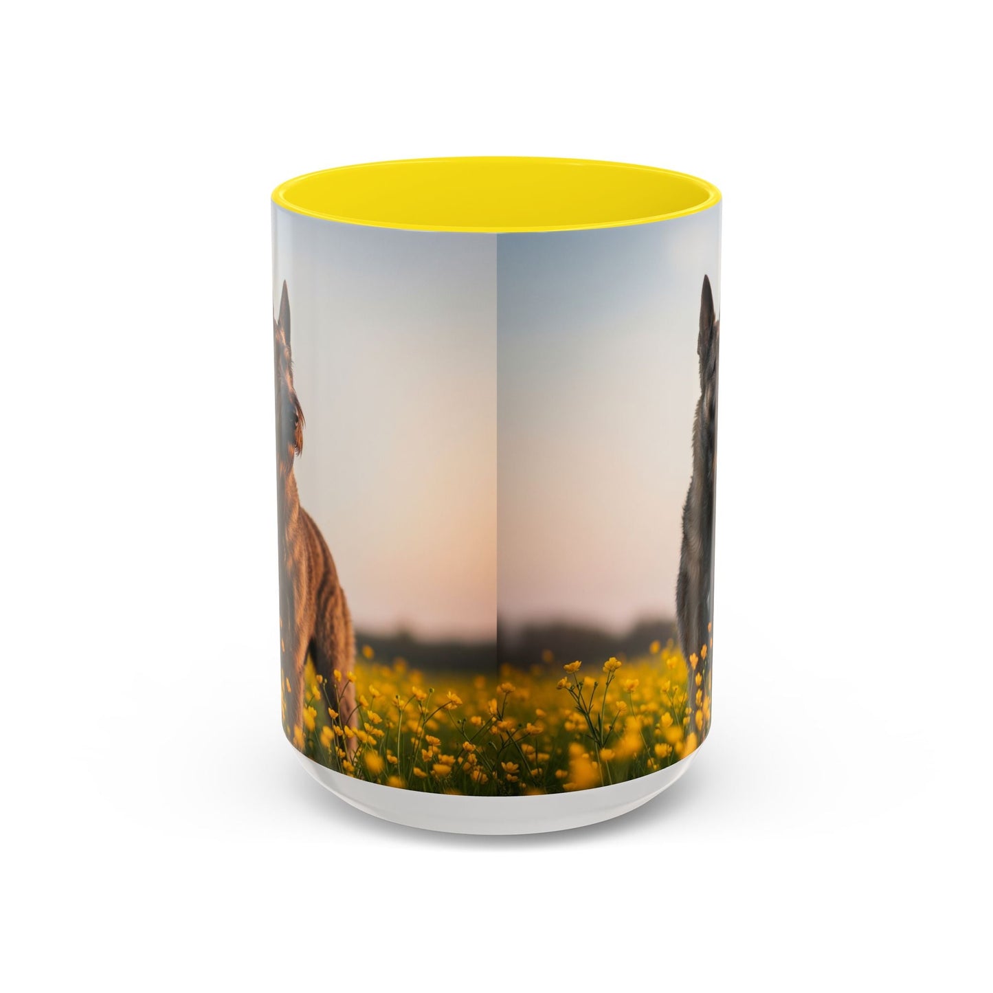 Keramiktasse mit Hunderassen-Motiv – 11 oz & 15 oz