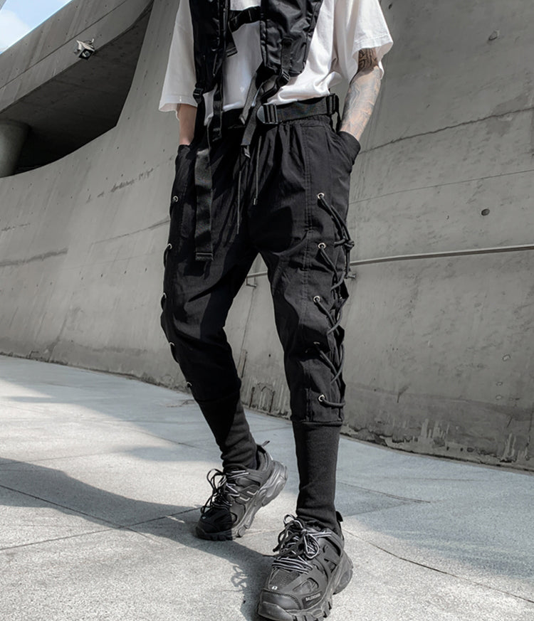 K890 Pantalons de jogging Ninja sombres