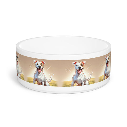 Ceramic Pet Bowl – 16 oz Dog Feeding Bowl