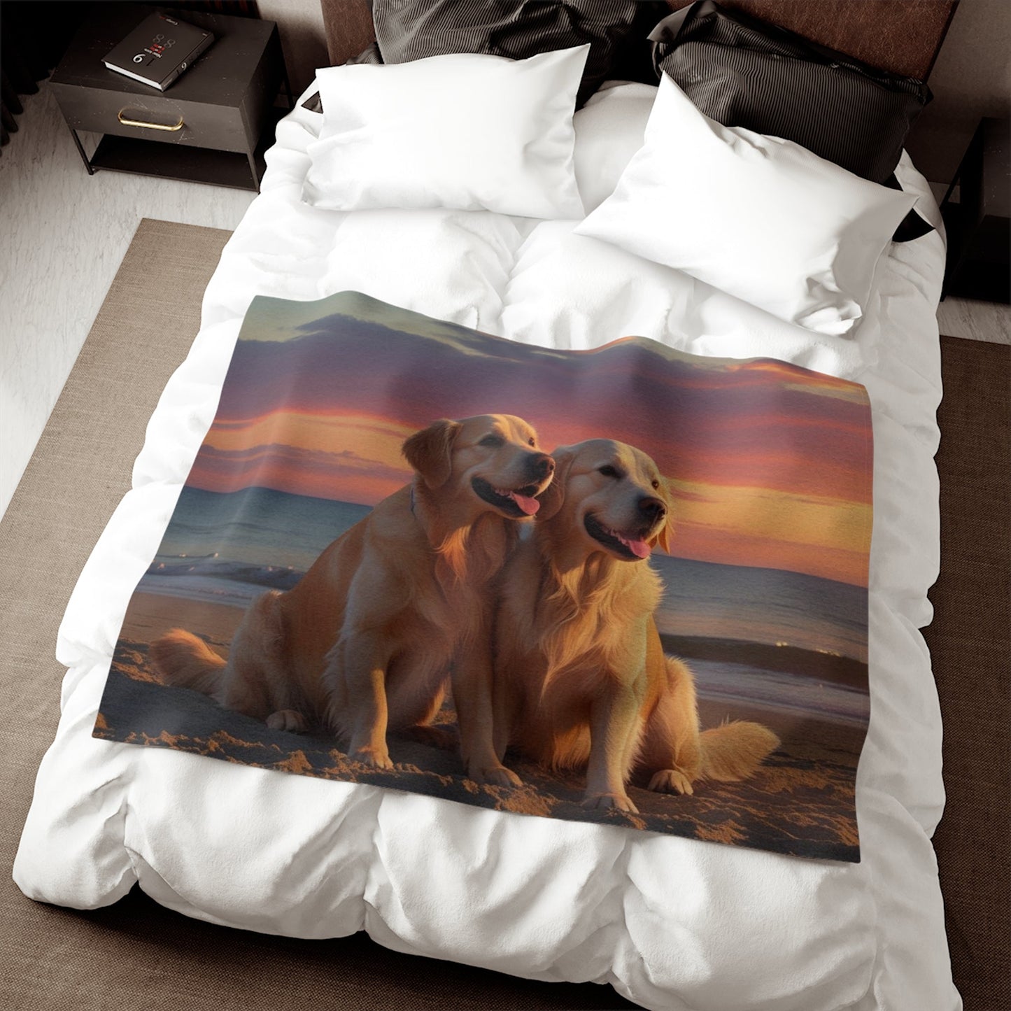 Sweatshirt Blanket – Plush Fleece Throw, 2 Size Options