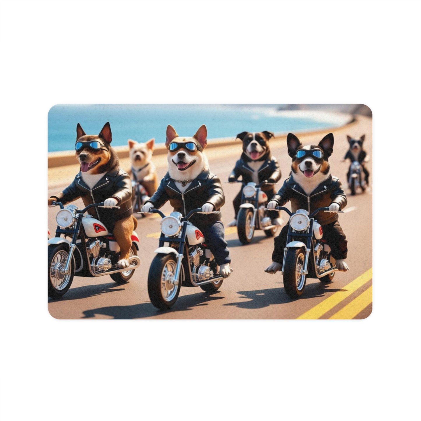 Tapis antidérapant pour animaux de compagnie – Tapis d'alimentation étanche pour chiens