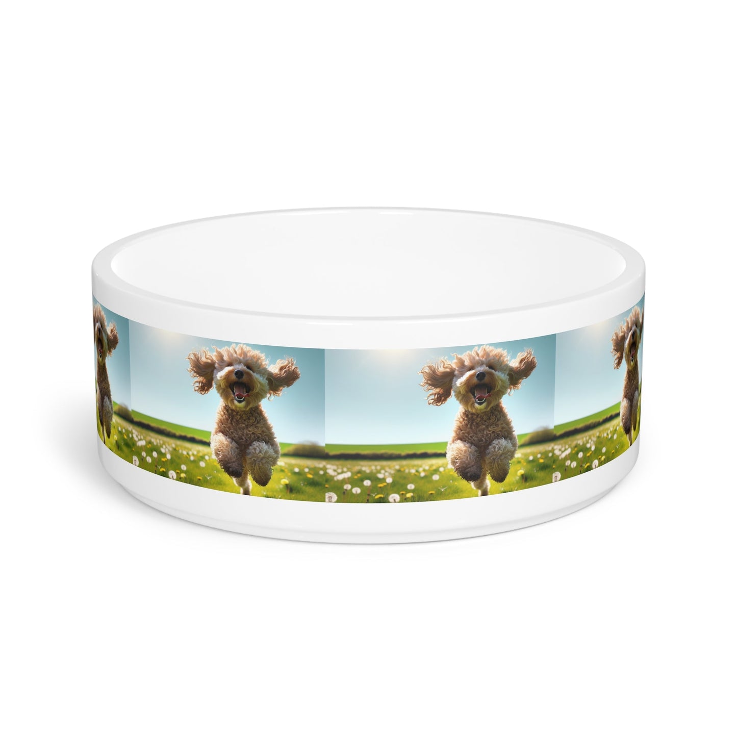 Ceramic Pet Bowl – 16 oz Dog Feeding Bowl