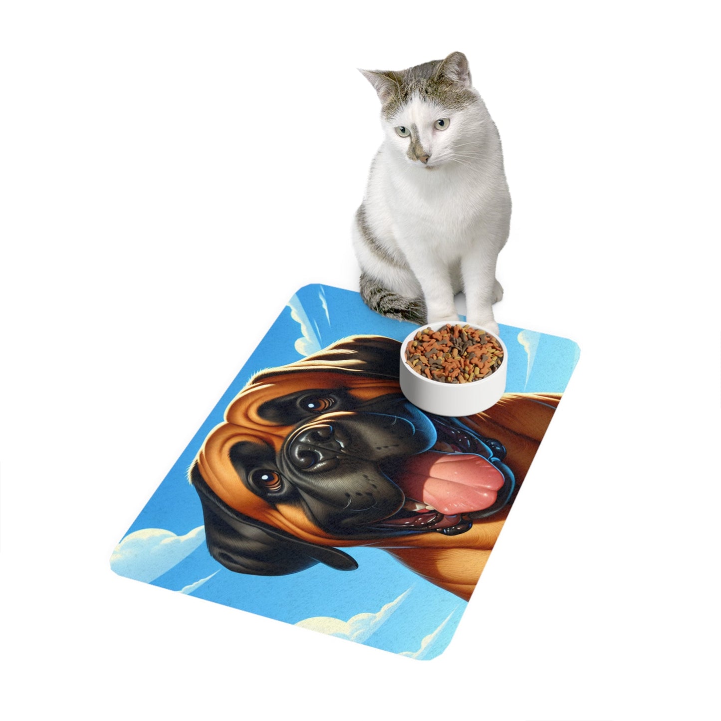 Tapis antidérapant pour animaux de compagnie – Tapis d'alimentation étanche pour chiens