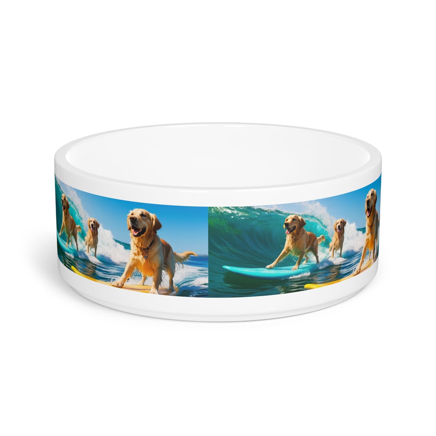 Ceramic Pet Bowl – 16 oz Dog Feeding Bowl