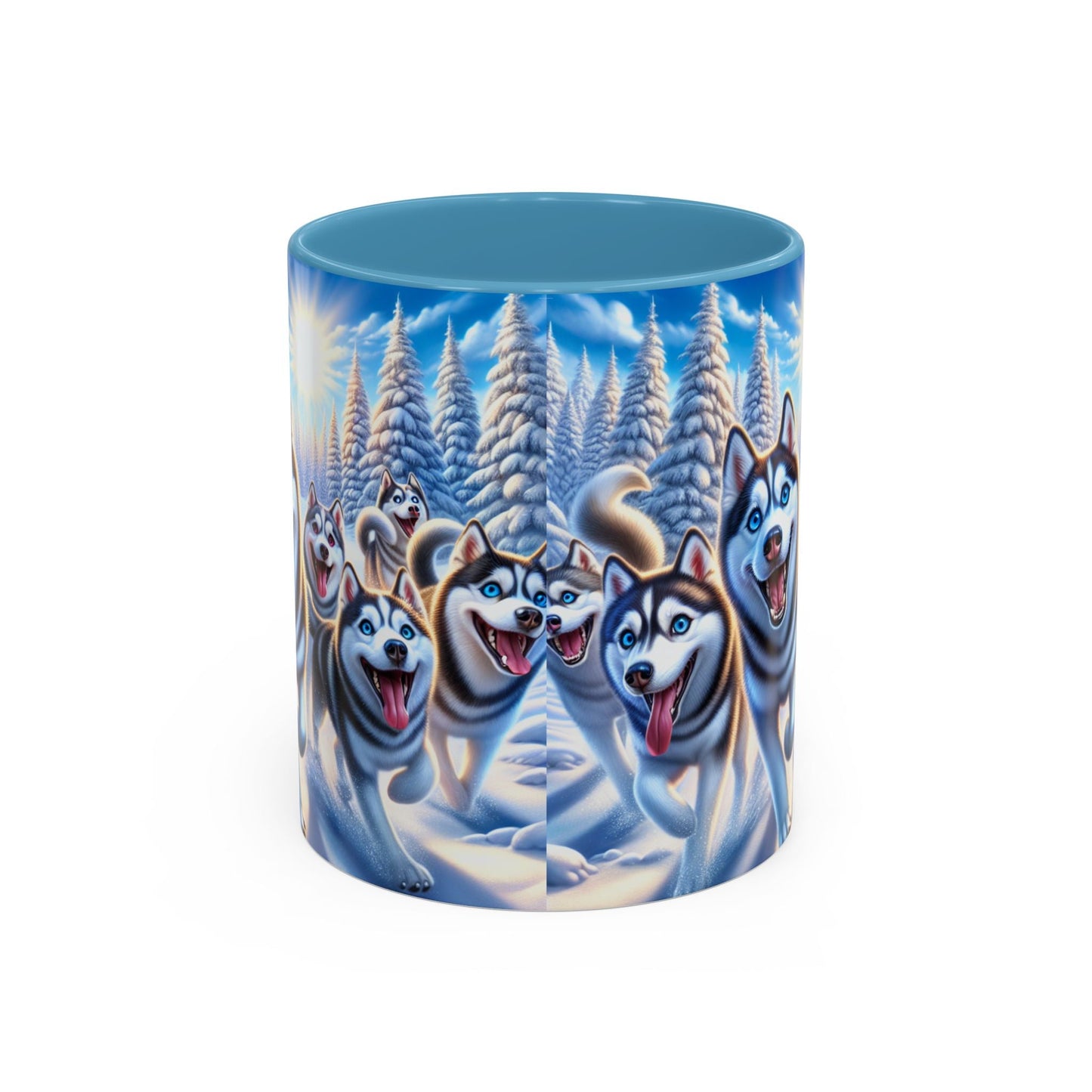 Keramiktasse mit Hunderassen-Motiv – 11 oz & 15 oz