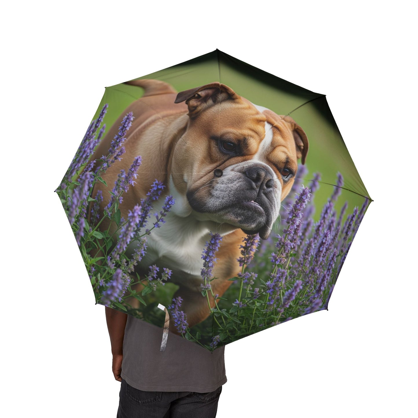 48" Semi-Automatic Umbrella – Windproof Large Travel Rain Umbrella