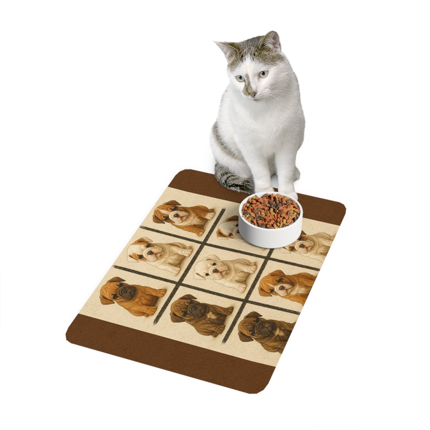 Tapis antidérapant pour animaux de compagnie – Tapis d'alimentation étanche pour chiens