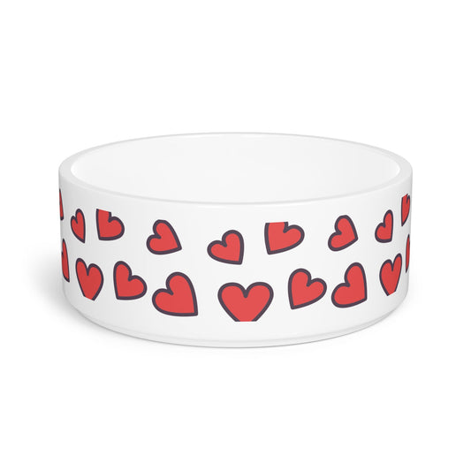 Ceramic Pet Bowl – 16 oz Dog Feeding Bowl