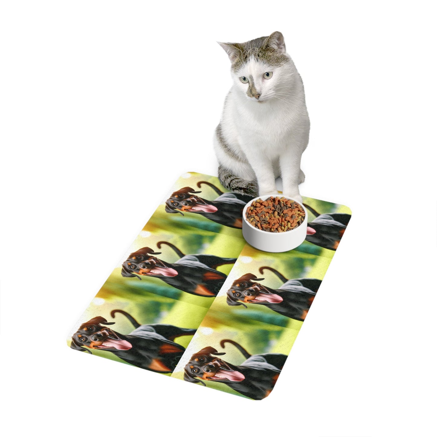 Tapis antidérapant pour animaux de compagnie – Tapis d'alimentation étanche pour chiens