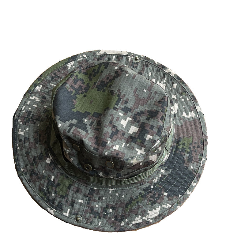 Granite Camouflage Boonie Hat With A Rounded Brim Tactical Design