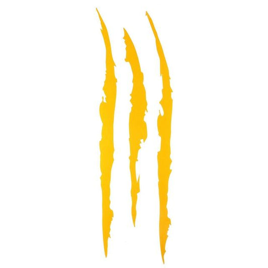 1/2PCS Auto Car Stickers Reflective Monster Claw Marks Scratch Stripe Marks Auto Headlight Decal Dinosaur Raptor Scratches Decor Claw Marks Decal Reflective Sticker Monster Claw Marks Headlight Car Sticker Stripes Scratch Decal Vinyl Sticker