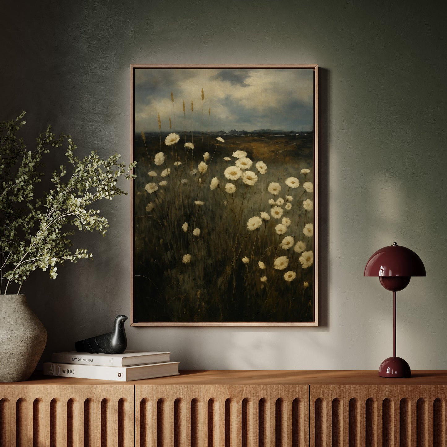 Flüstern der Wildblumen in der Abenddämmerung