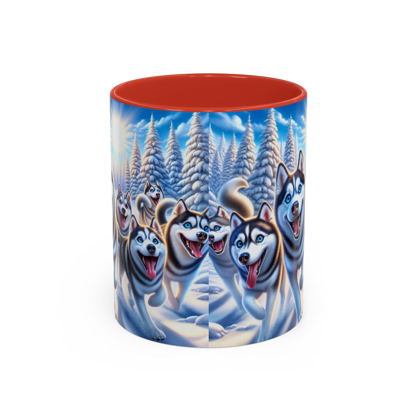 Keramiktasse mit Hunderassen-Motiv – 11 oz & 15 oz
