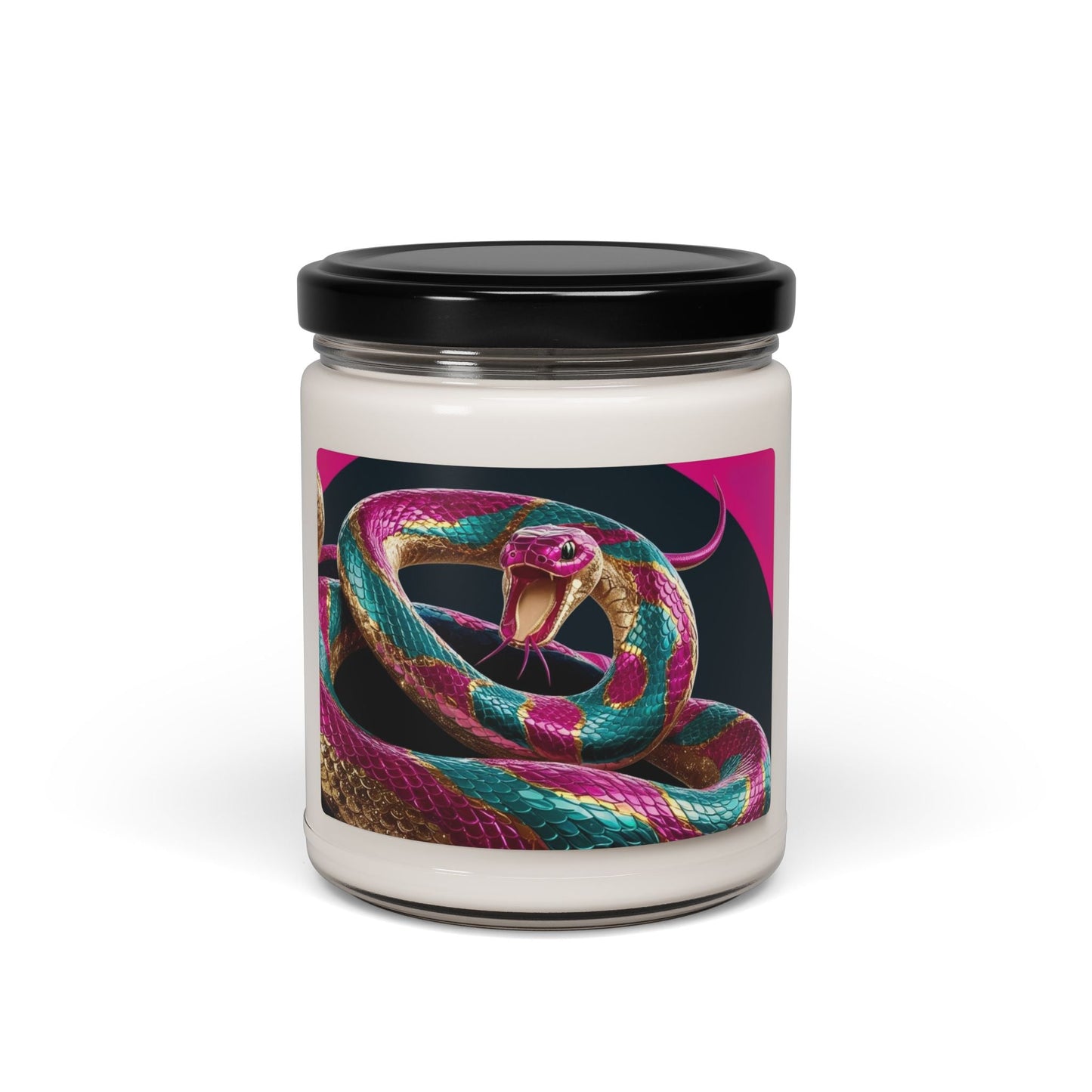 Bougie parfumée en cire de soja avec pot en verre
