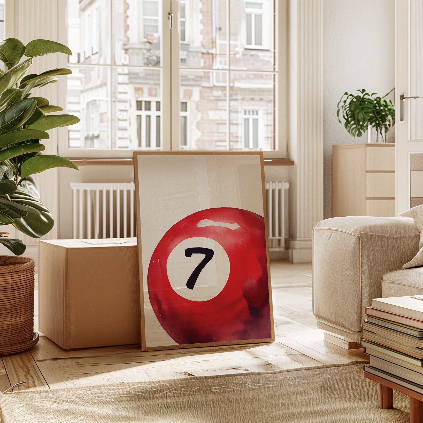 Glückszahl Nr. 7 Druck