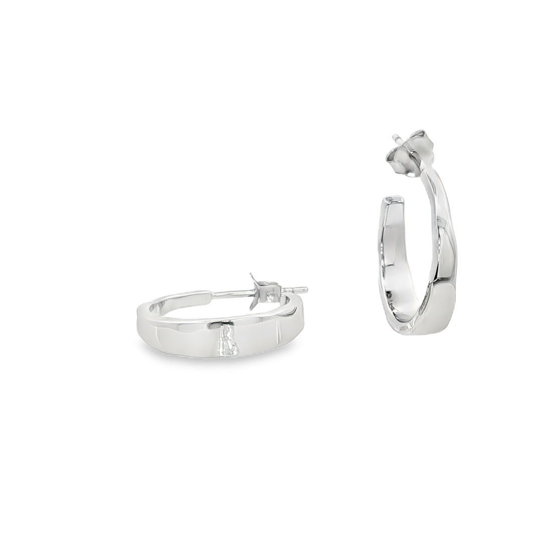 Boucles d'oreilles Mimas Argent - Classique avec une touche d'originalité