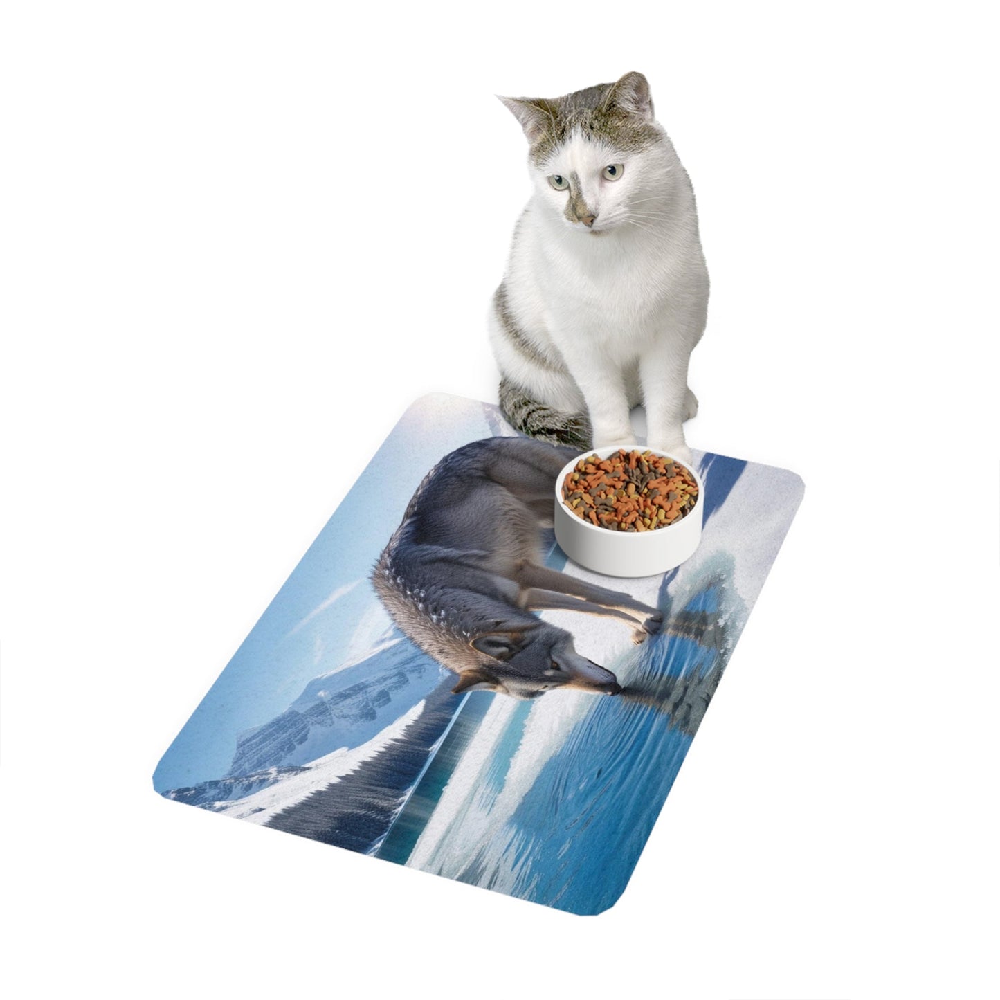 Tapis antidérapant pour animaux de compagnie – Tapis d'alimentation étanche pour chiens