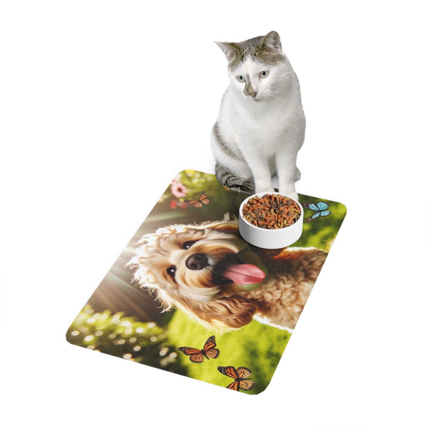 Non-Slip Pet Food Mat – Waterproof Feeding Mat for Dogs