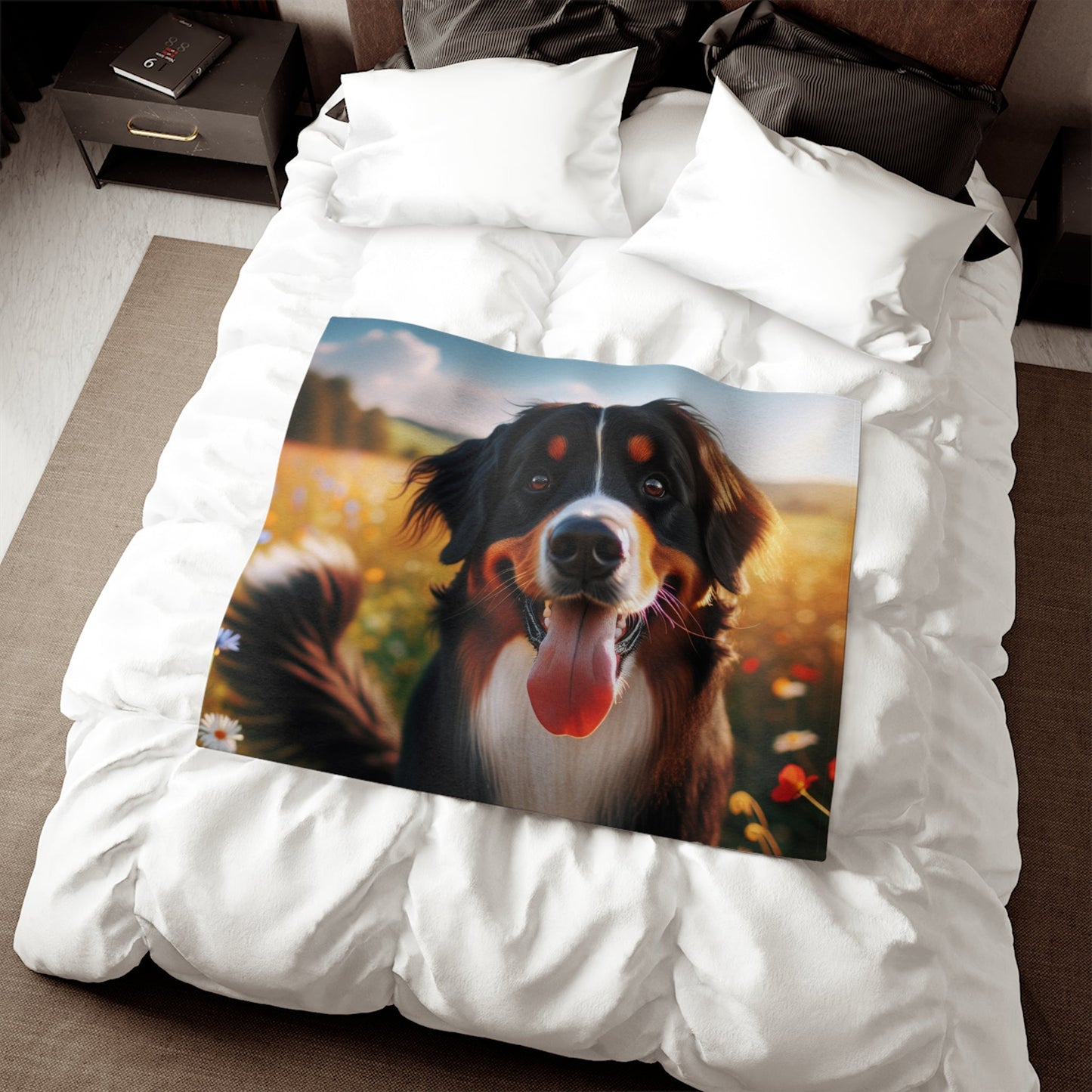Sweatshirt Blanket – Plush Fleece Throw, 2 Size Options