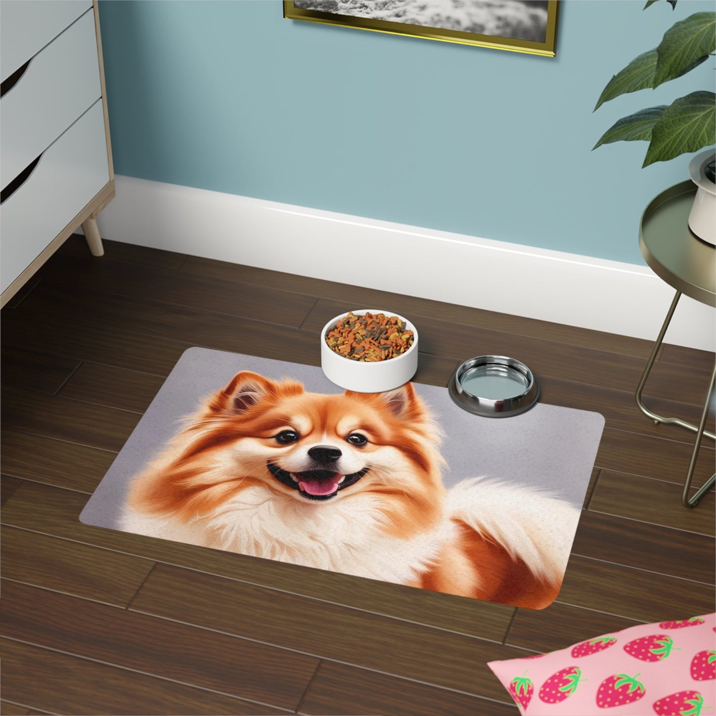 Tapis antidérapant pour animaux de compagnie – Tapis d'alimentation étanche pour chiens