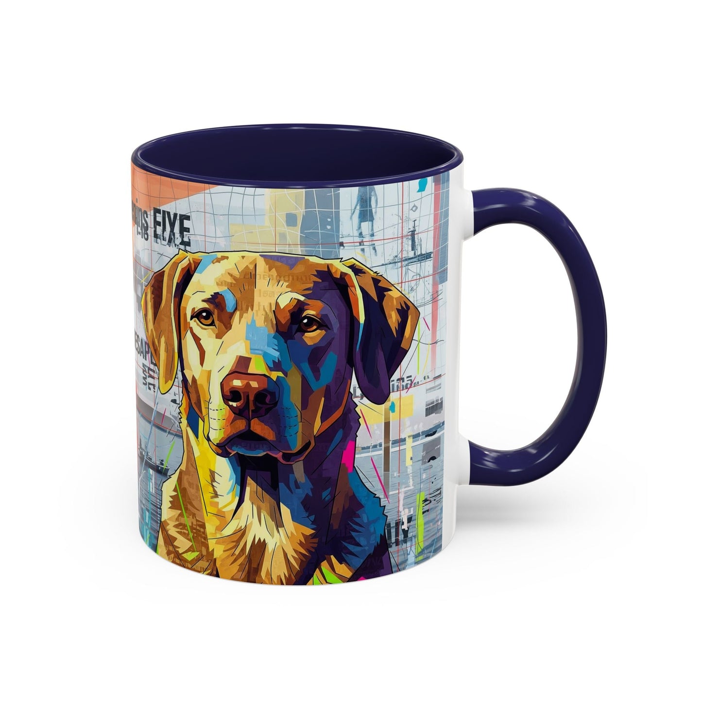 Keramiktasse mit Hunderassen-Motiv – 11 oz & 15 oz