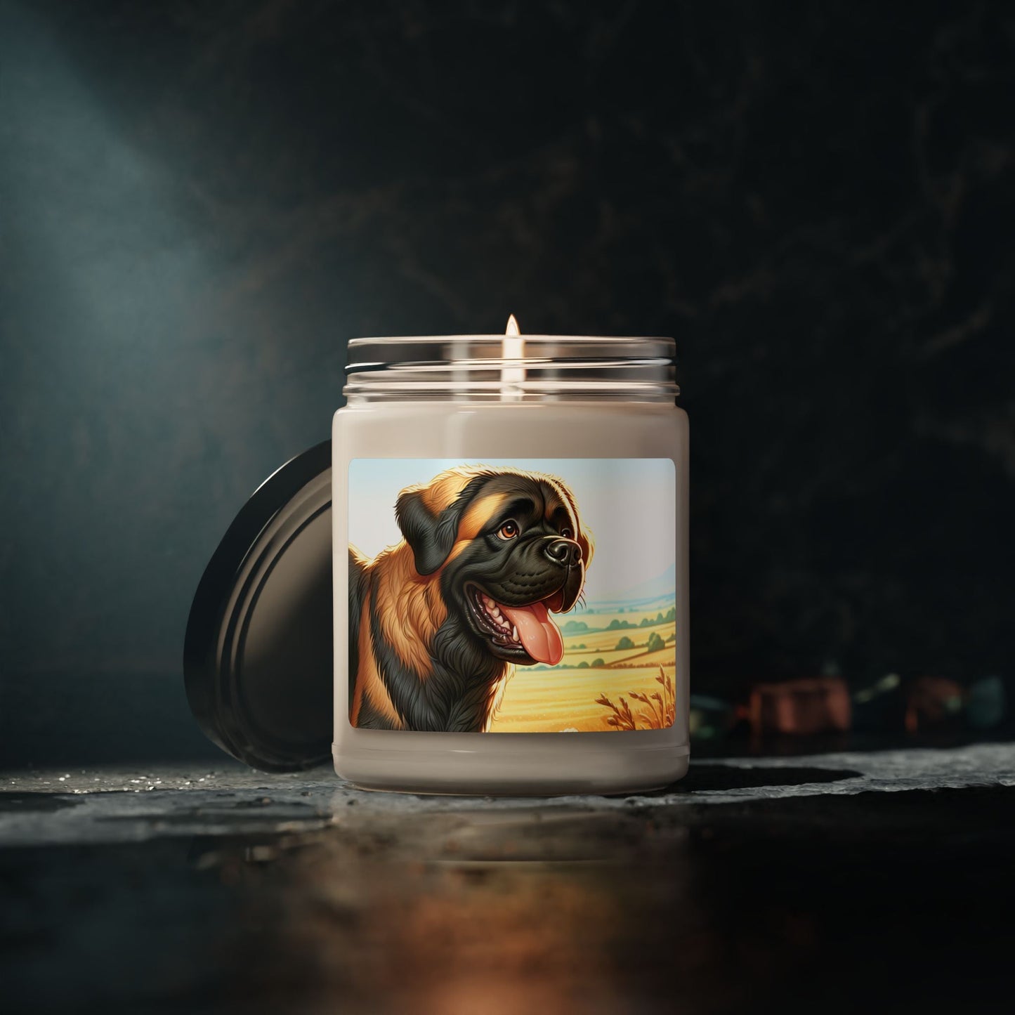 Bougie en cire de soja – Bougie parfumée en jarre