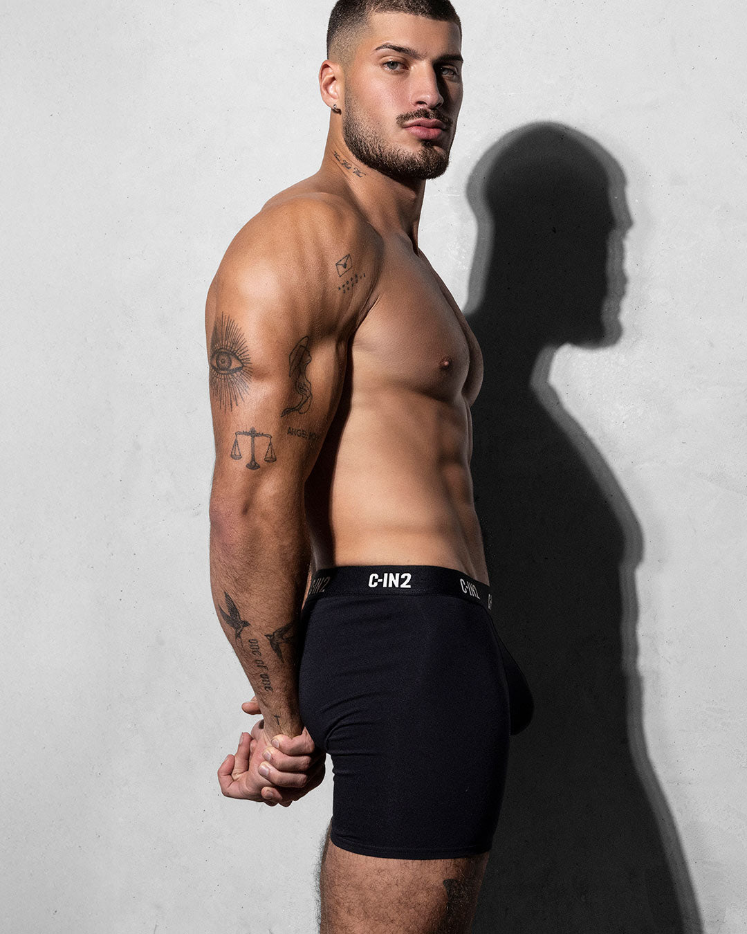 Multipack Premium Stretch 3-Pack Boxer Brief Black