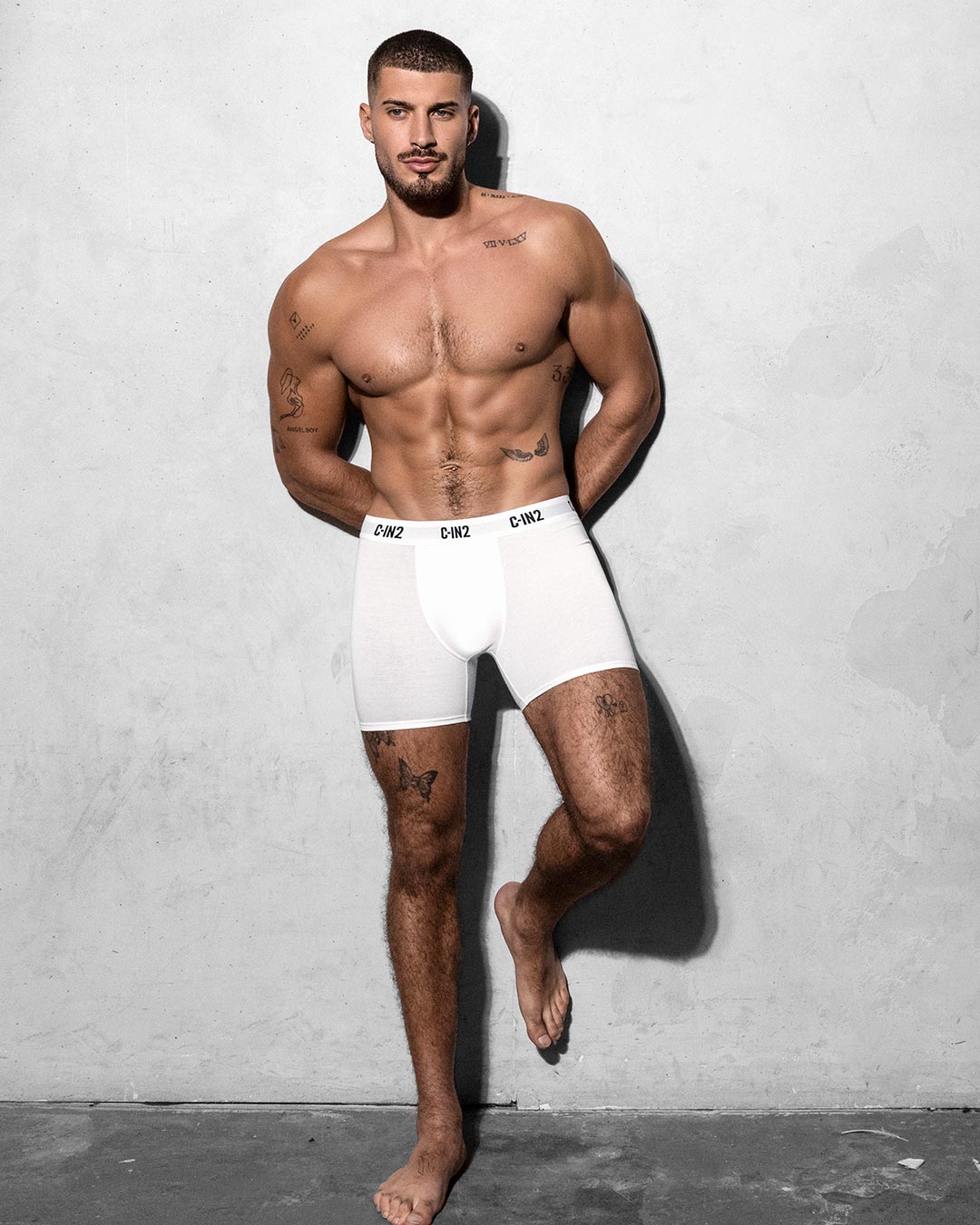 Multipack Premium Stretch 3-Pack Boxer Brief White
