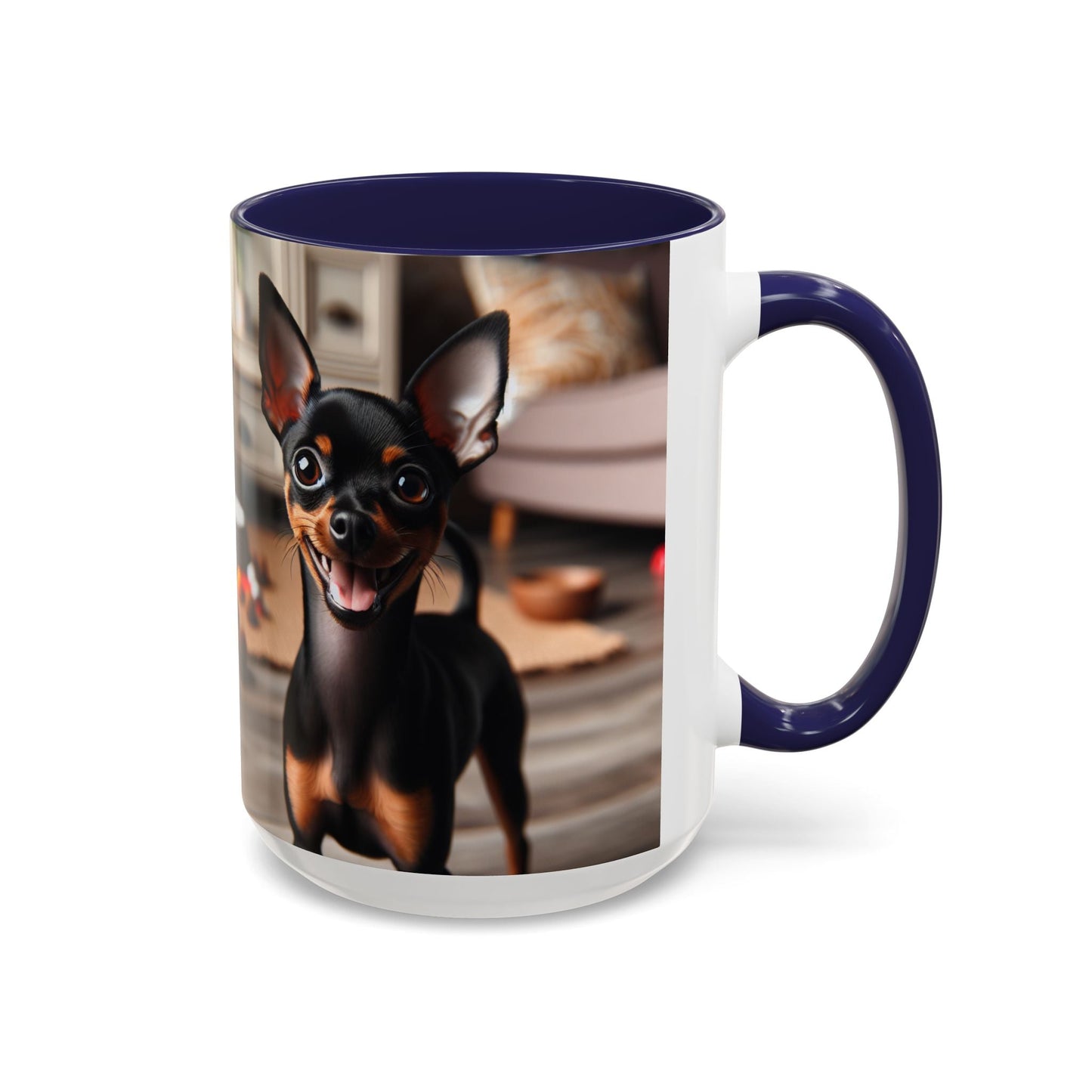 Keramiktasse mit Hunderassen-Motiv – 11 oz & 15 oz