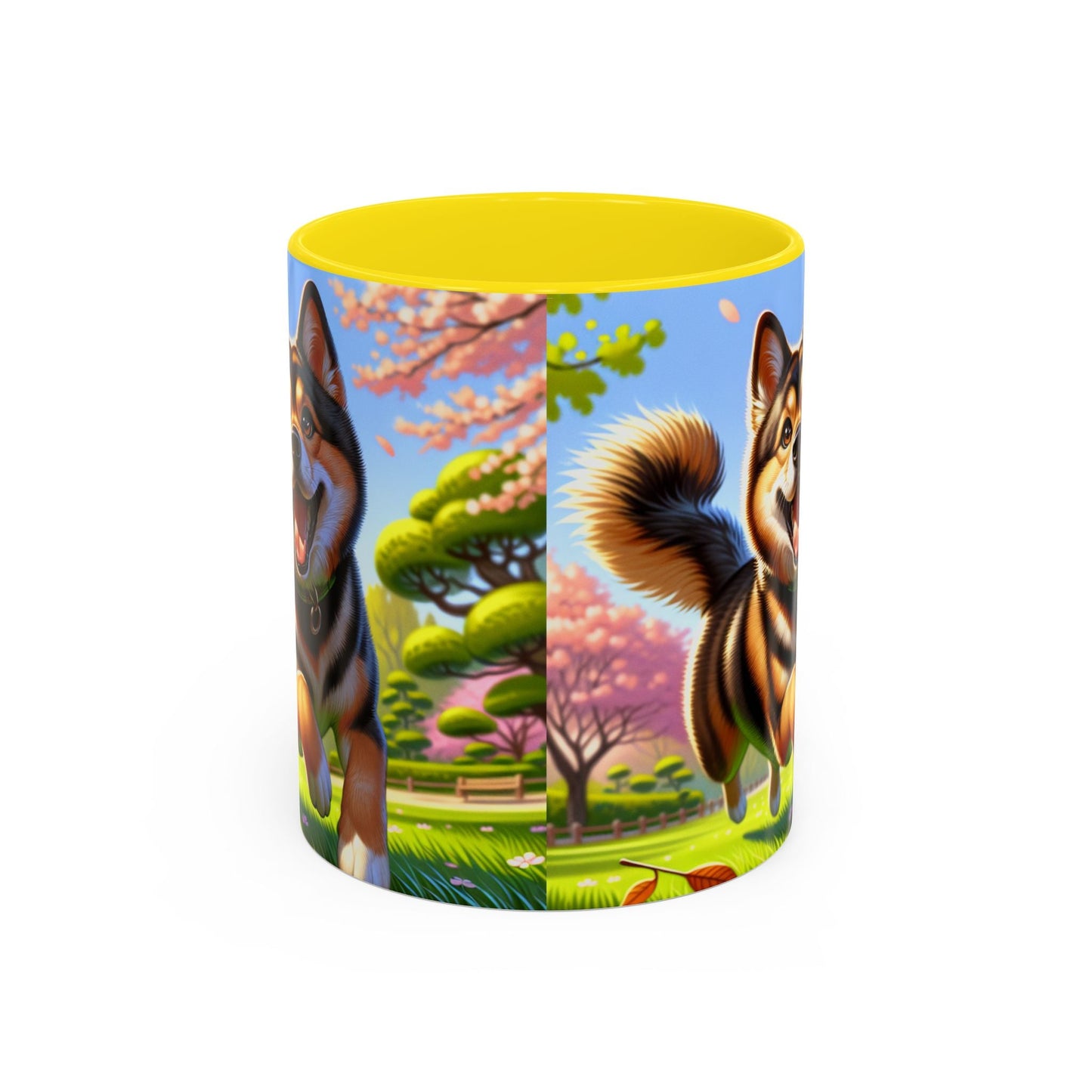 Keramiktasse mit Hunderassen-Motiv – 11 oz & 15 oz