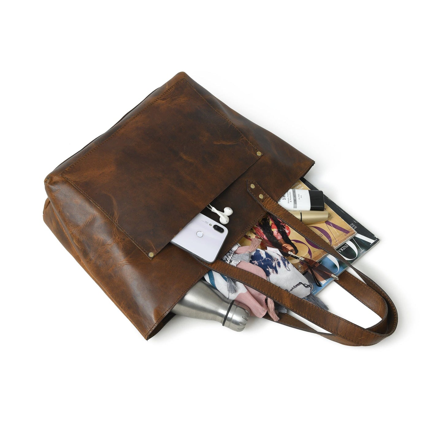 Fourre-tout de travail essentiel - Marron