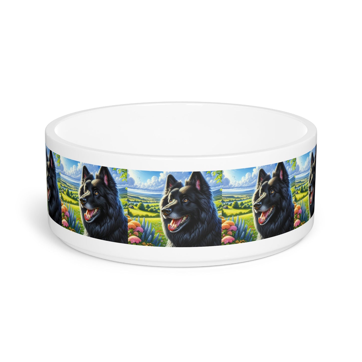 Ceramic Pet Bowl – 16 oz Dog Feeding Bowl